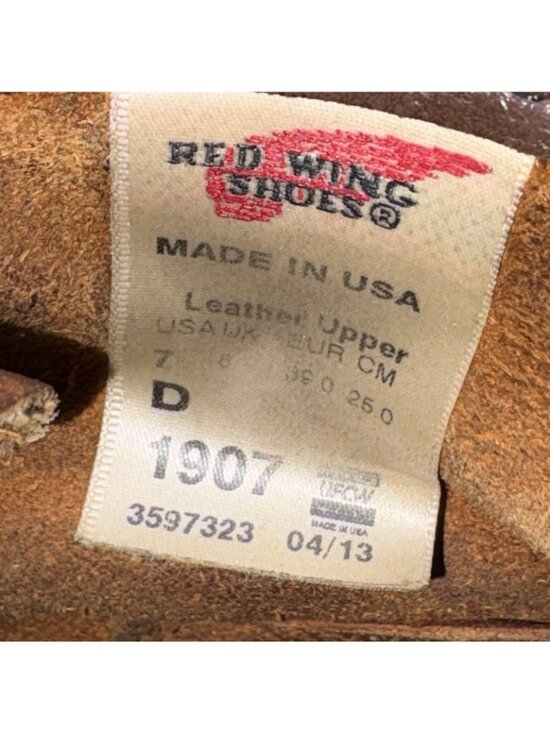 Red Wing Classic 6 inch Moc Toe Work Boot 1907 Copper  USA Men’s Size Sz 7D main image 9